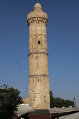 minaret of the mosque in marrakesh