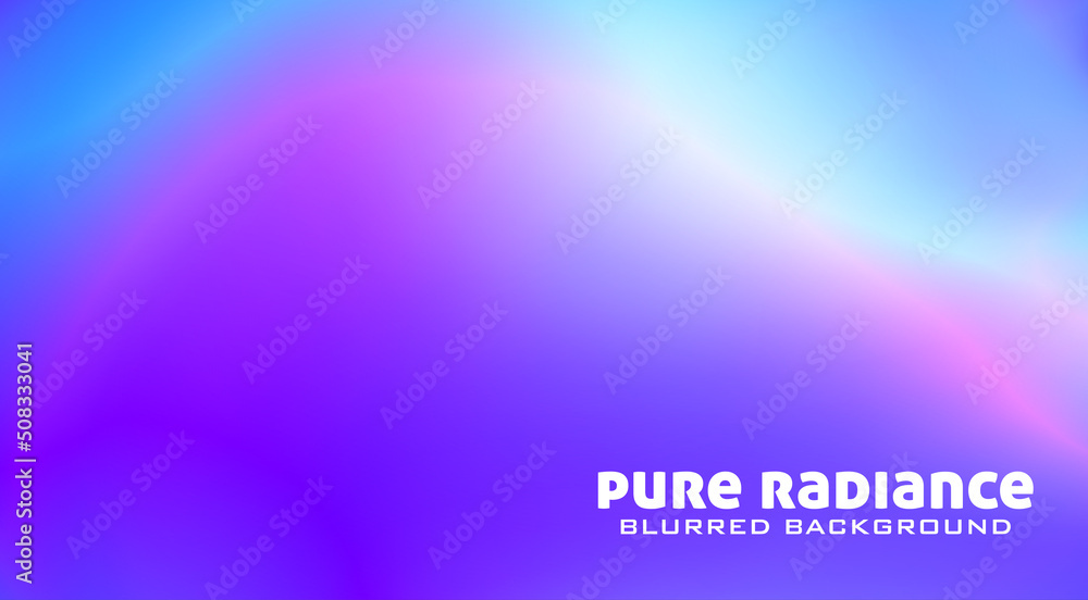 Aufkleber pure radiance. blurred background with multicolor gradient