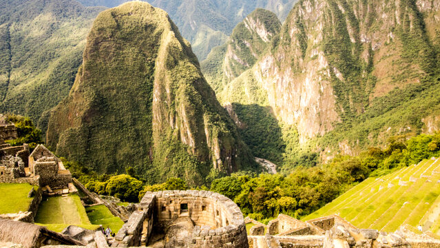 Templo del Sol en Machupicchu