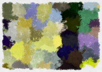 Illustration style background image abstract pattern various vibrant colors watercolor style illustration impressionist painting.