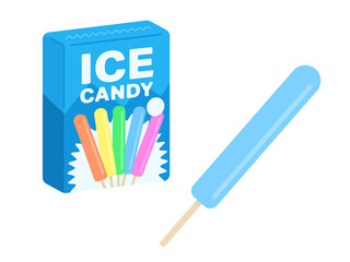 アイスキャンディのイラスト