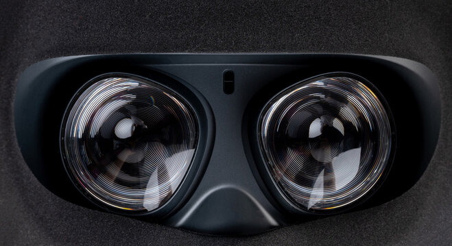 Optic lenses in Vr goggles