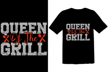 Naklejka premium Queen Of The Grill