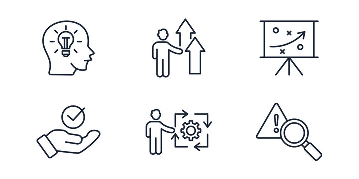 Crisis Management Icons Set . Crisis Management Pack Symbol Vector Elements For Infographic Web