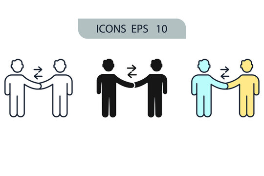 trust icons  symbol vector elements for infographic web