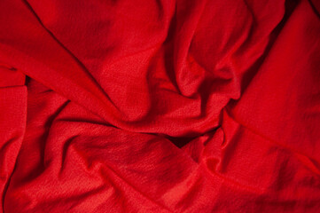 red silk background