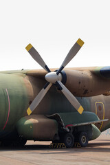 Military Transport Aircraft Engine And Landing Gear