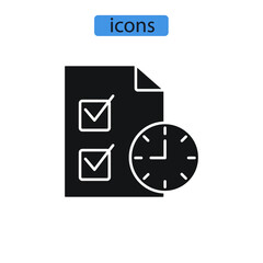 topics icons  symbol vector elements for infographic web