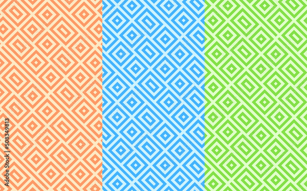 Poster minimalist themed mosaic pattern with geometric abstraction in various colors. abstract minimal patt