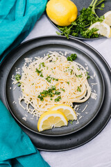 Lemon Garlic Parmesan Pasta Dish