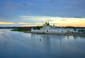 Ipatievsky Orthodox Monastery on the river bank
