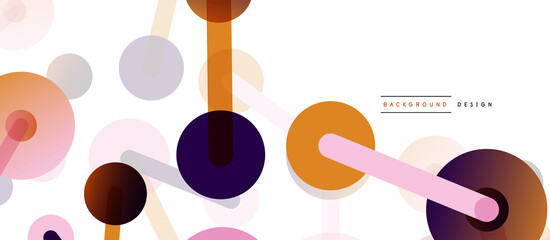 Network concept abstract background. Dots connection. Big data idea. Business template for wallpaper, banner, background or landing