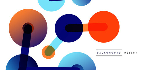 Network concept abstract background. Dots connection. Big data idea. Business template for wallpaper, banner, background or landing