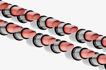 Labiales Rojos Cosmeticos