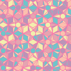 mosaic pattern in pastel color