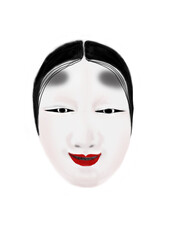 女性の能面