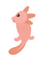 pink axolotl icon