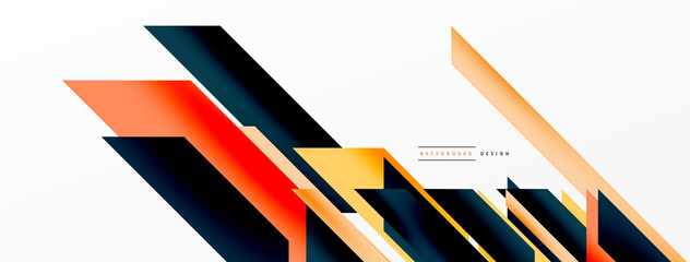 Dynamic lines background. Wallpaper for concept of AI technology, blockchain, communication, 5G, science, business and technology