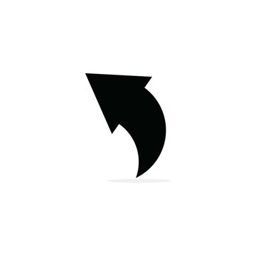 Reverse Arrow icon creative design