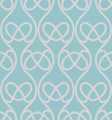 Rope seamless pattern, great for wallpaper and textile.