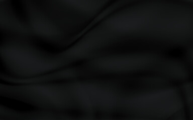 Black silk fabric texture background