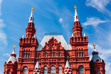 Fototapeta na wymiar Nature, sights, architecture and life of the city of Moscow