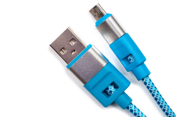 USB and Micro USB connectors on a white background.