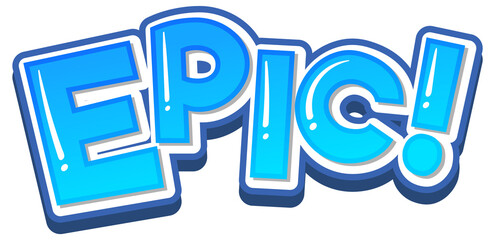 Epic word expression icon