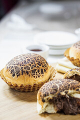 buns with poppy seeds