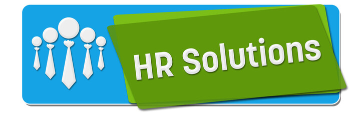 HR Solutions Green Blue Rotated Squares 