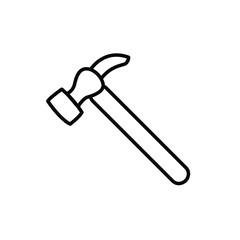 hammer vector for website symbol icon presentation