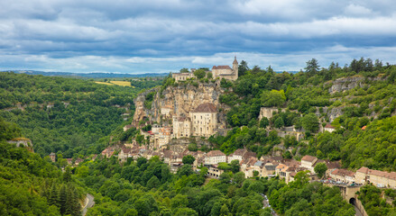 Fototapeta premium City of Rocamadour- Lot in France