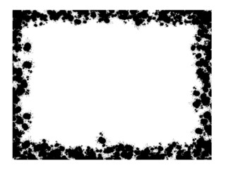 Abstract black frame background