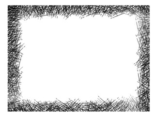 Abstract black frame background