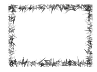 Abstract black frame background