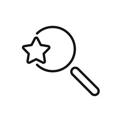 Favorite search icon design. vector illustration