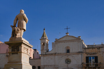 The old chapel of Santo Stefano in Molfetta, Puglia, Italy                           