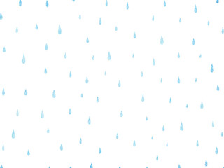 ジメジメとしたドロップ型の湿気と白背景