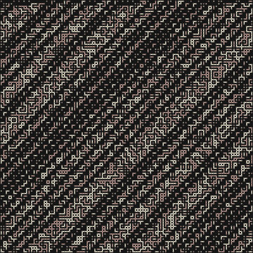 Rule 155 Neighbors 3 Elementary cellular automaton random seed sample implementation illustration