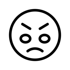 anger icon or logo isolated sign symbol vector illustration - high quality black style vector icons
