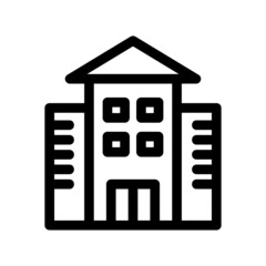 bank icon or logo isolated sign symbol vector illustration - high quality black style vector icons
