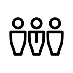 business team icon or logo isolated sign symbol vector illustration - high quality black style vector icons
