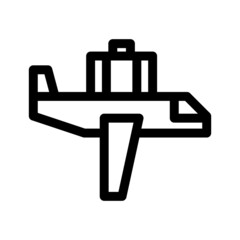 business travel icon or logo isolated sign symbol vector illustration - high quality black style vector icons
