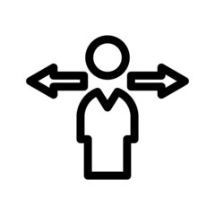 choices icon or logo isolated sign symbol vector illustration - high quality black style vector icons
