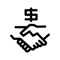 deal icon or logo isolated sign symbol vector illustration - high quality black style vector icons
