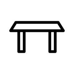 desk icon or logo isolated sign symbol vector illustration - high quality black style vector icons
