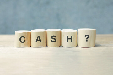 Cash? Word wood type