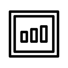 growing graph icon or logo isolated sign symbol vector illustration - high quality black style vector icons
