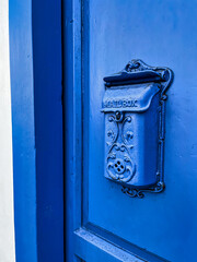 old mailbox on the door