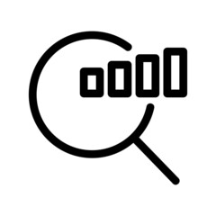 growing graph icon or logo isolated sign symbol vector illustration - high quality black style vector icons
